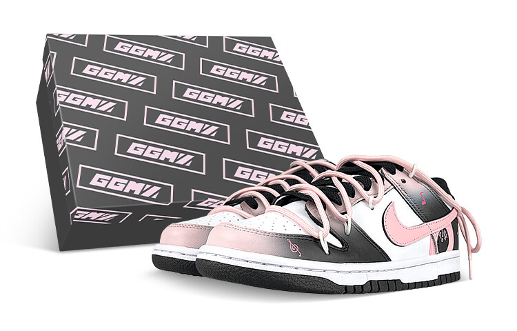 

Кроссовки Nike Dunk Skateboard Shoes Unisex Low-Top White Pink/Black