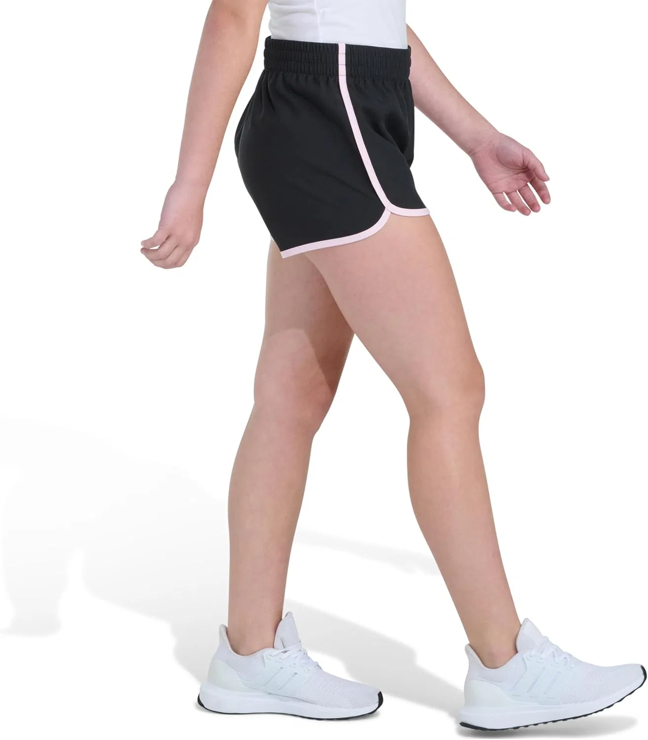 Шорты для девочек Adidas, Black With Pink — фото 3