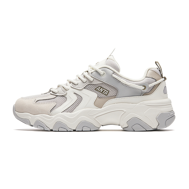 

Мужские повседневные кроссовки Anta Starry Sea Breathable Low Top цвета экрю, Ecru