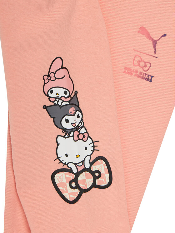 Облегающие леггинсы PUMA X Hello Kitty And Friends 630064 Puma, красный — фото 3