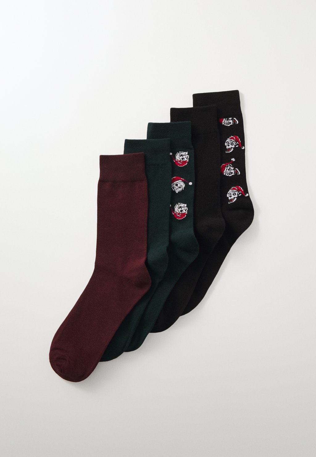 

Носки JACXMAS SKULL SOCKS 5 PACK Jack & Jones, темно-зеленый