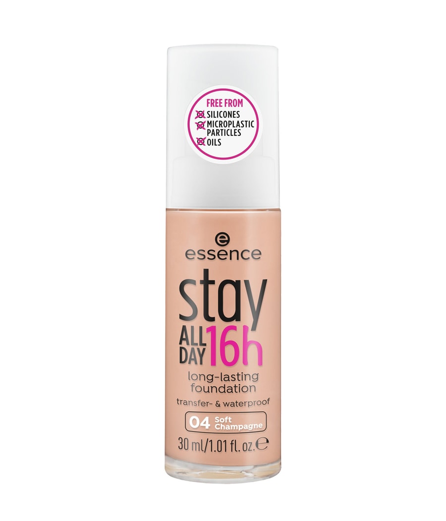 

Жидкая основа essence stay ALL DAY 16h long-lasting, Nr. 04 - Soft Champagne, 30 ml