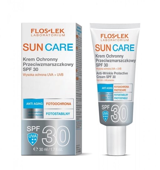 

Защитный крем против морщин, SPF 30, 30 мл Floslek, Sun Care, FLOS-LEK