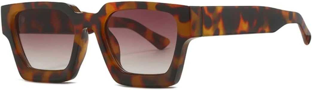 

Солнцезащитные очки для мужчин и женщин - защита UV400 - прозрачные линзы с градиентом Ocean, леопардовый принт, для занятий спортом на открытом воздухе и вождения DSVIGF, Leopard Tea Gradient