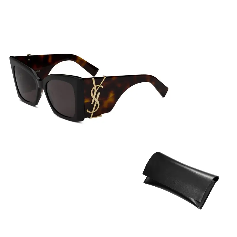 

SAINT LAURENT Солнцезащитные очки квадратной формы, Tortoiseshell