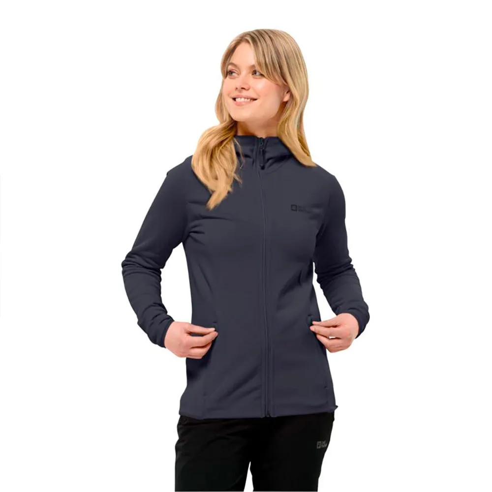 

Флис Jack Wolfskin Baiselberg full zip, серый