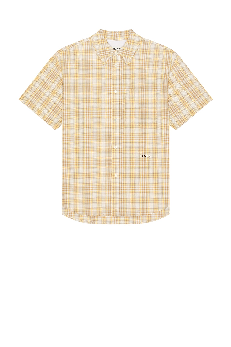 

Madras Check Short Sleeve Рубашка After Pray, Yellow