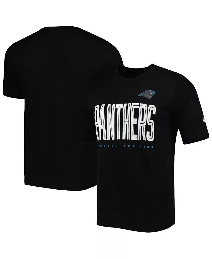 

Мужская черная футболка Carolina Panthers Joint Authentic Training Huddle Up New Era