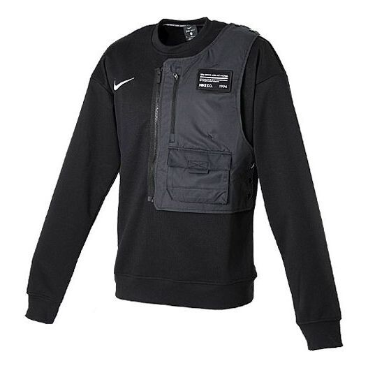 

Толстовка Nike F.C Soccer/Football Round Neck Training Tops Black, черный