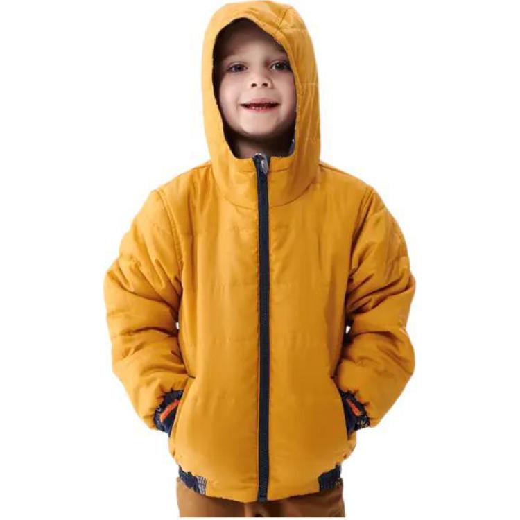 Куртки Пальто Темно-синий/желтовато-коричневый Детские DECATHLON — фото 3