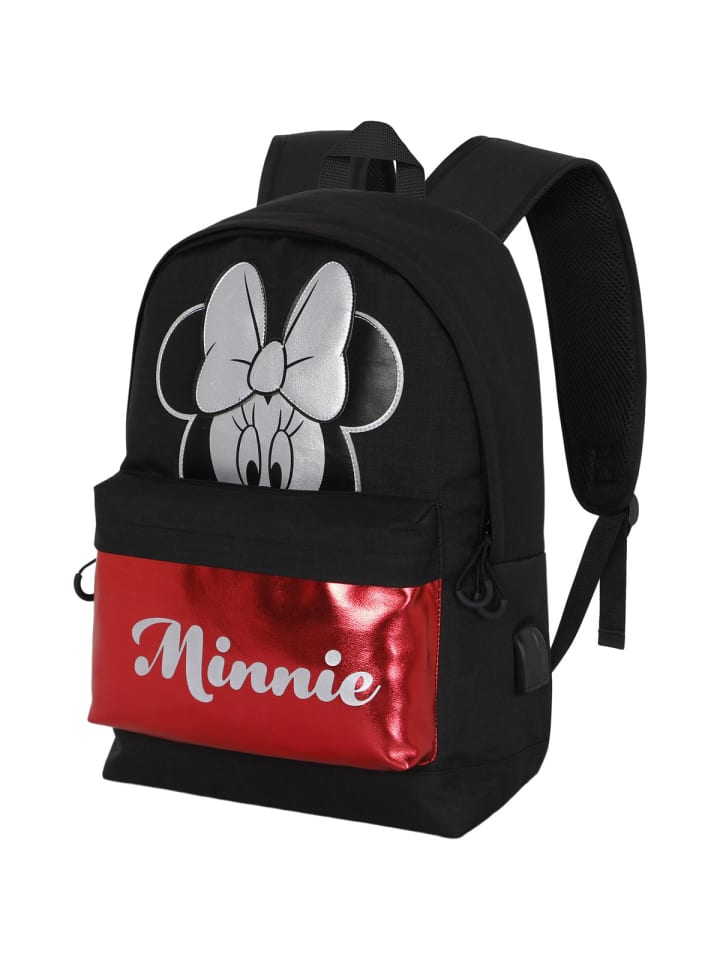 

Disney Рюкзак Минни Маус, блестящий, серебристый, черный