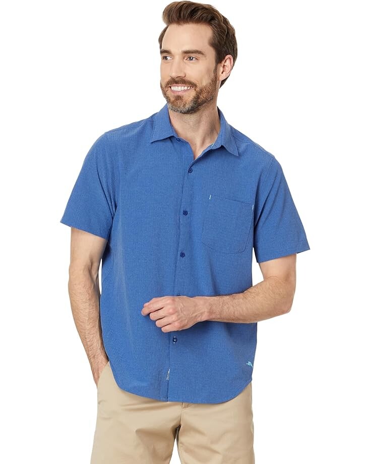 

Рубашка Tommy Bahama Bahama Coast Sandypoint, цвет Classic Blue
