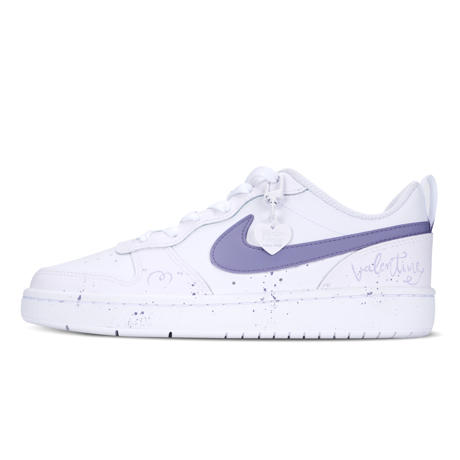 

Nike Court Borough Purple Lover Slip Resistant Abrasion Resistant Low top Skateboard Shoes Purple Women's