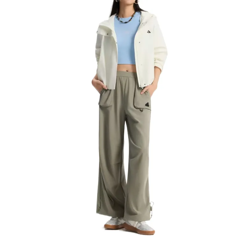 Adidas Куртка Women's Ecru Hooded Moderate Others — фото 4