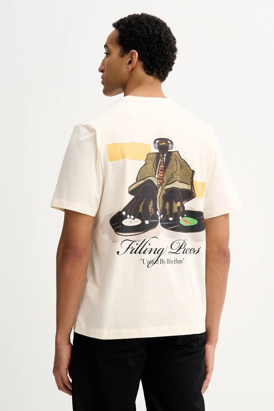 

Хлопковая футболка футболка диджея Filling Pieces, бежевый