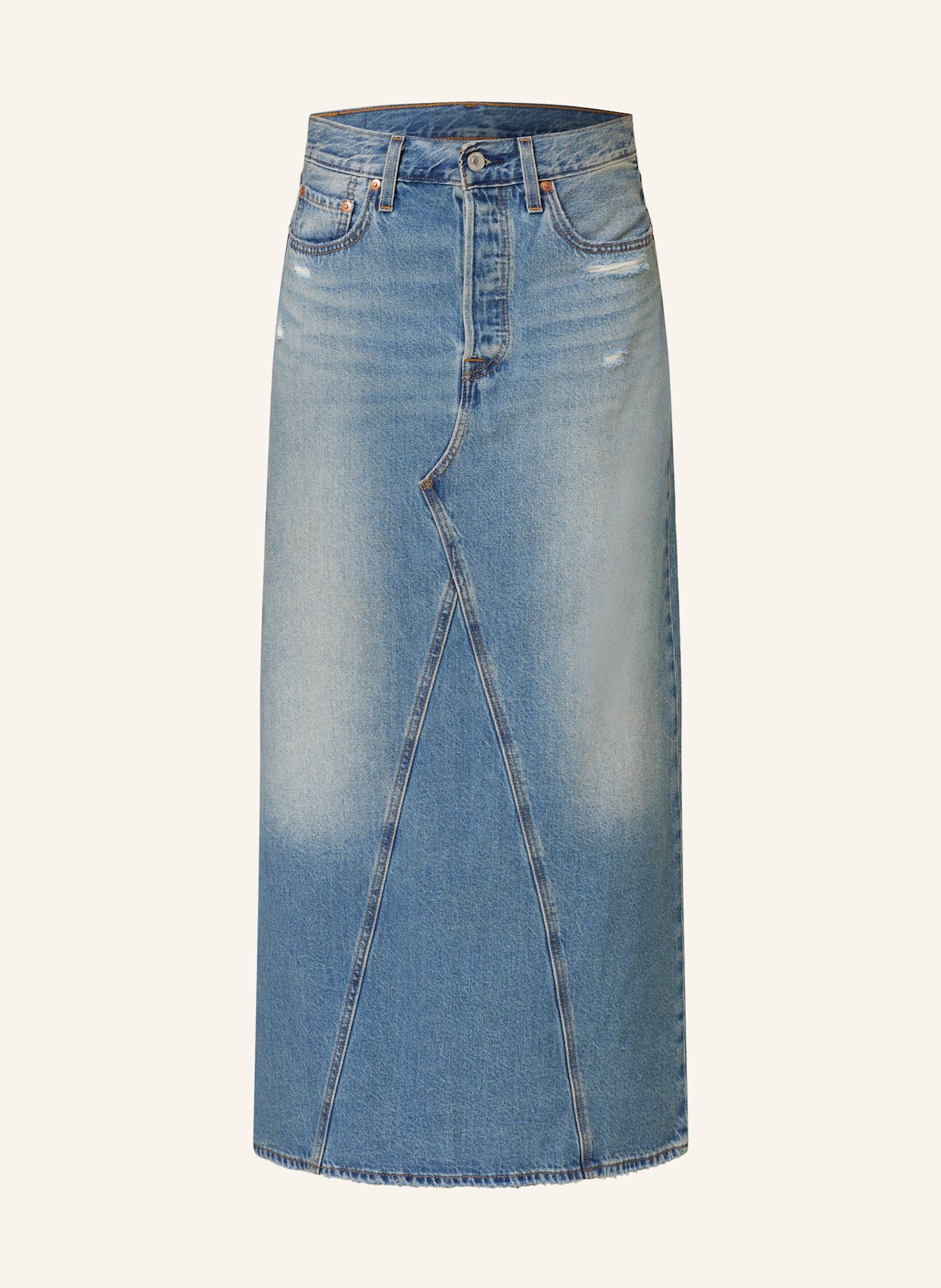 

Джинсовая юбка — культовая Levi'S, индиго