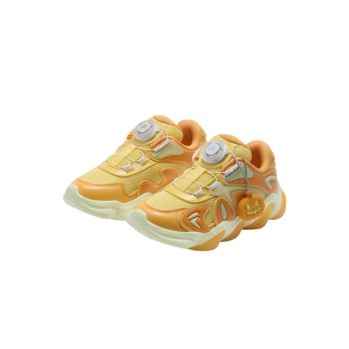 Флеш обувь повседневная обувь для детей FILA KIDS, желтый — фото 4