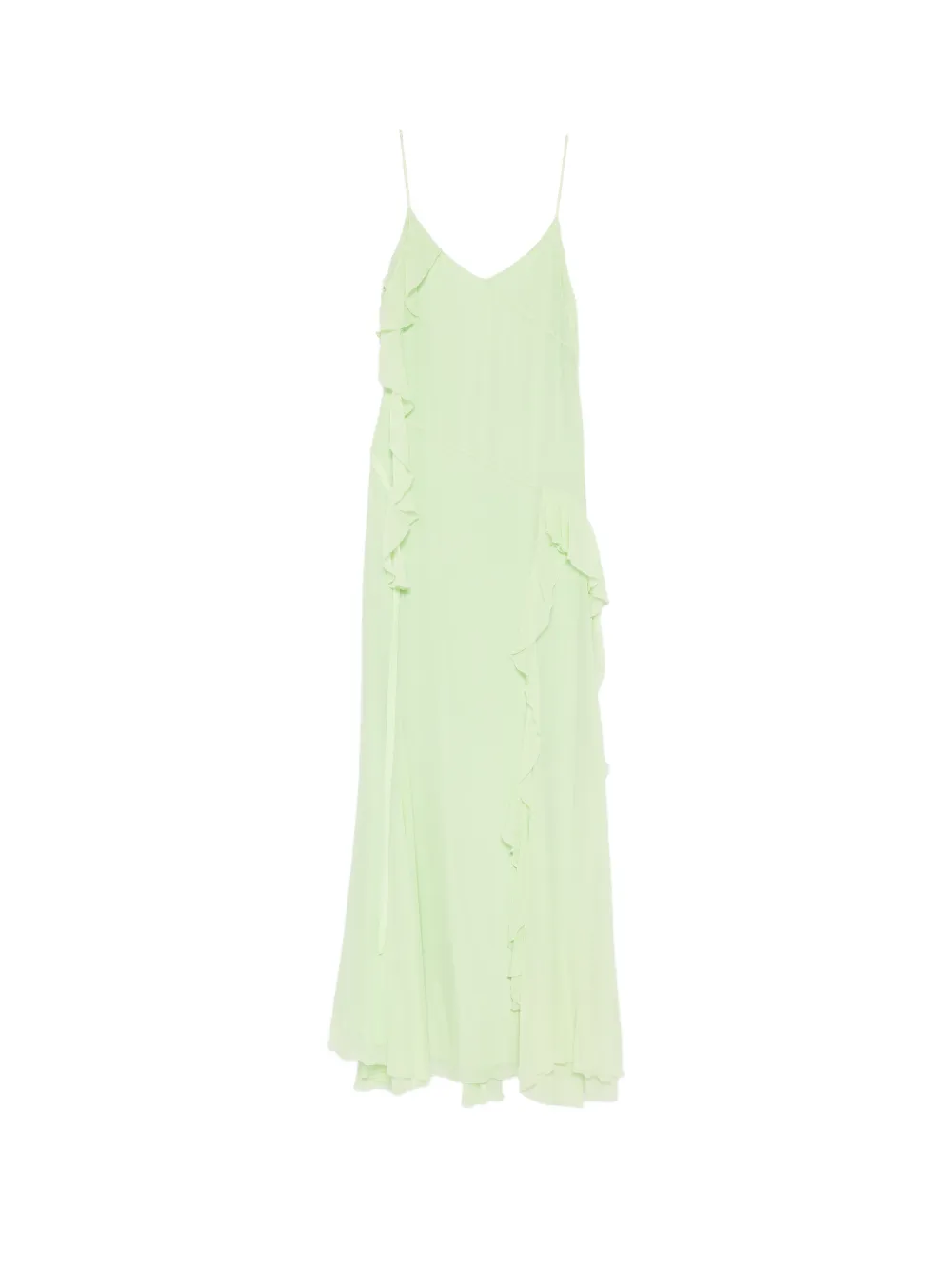 

Платье с оборками Blumarine, зеленый