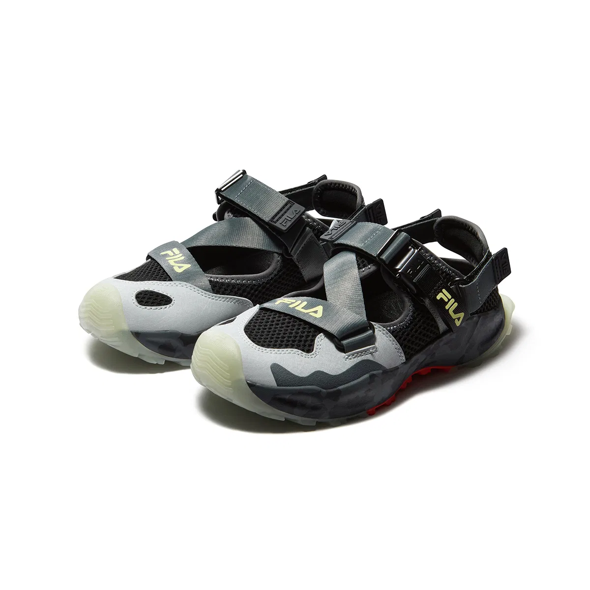 Сандалии GLOWFLY Low top Black Kids' FILA KIDS — фото 3
