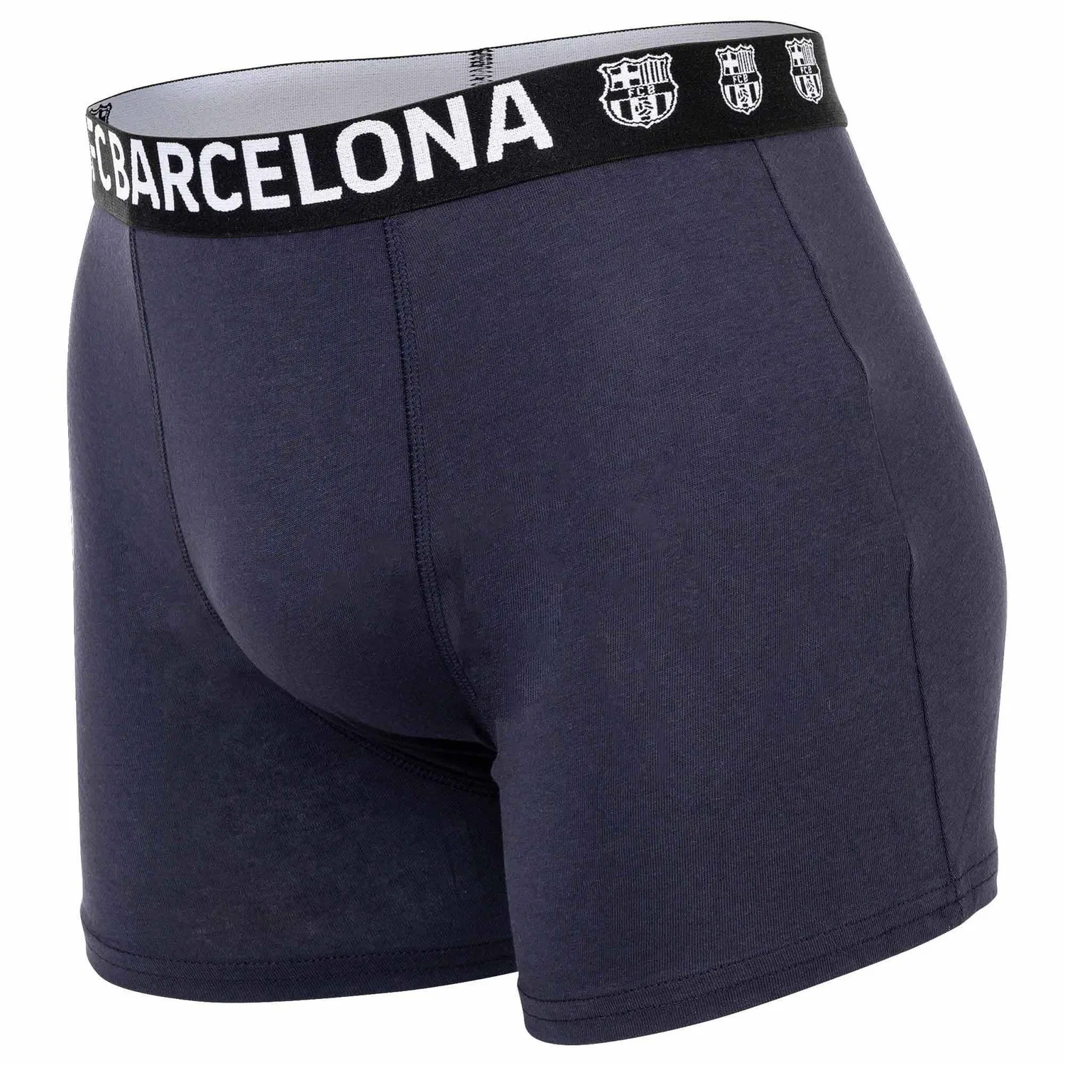 Боксеры 5 штук, FC Barcelona, черный/серый/белый/синий/красный — фото 4