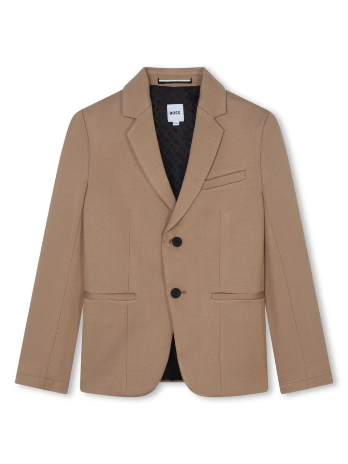 

BOSS Kidswear однобортный блейзер, нейтральный цвет