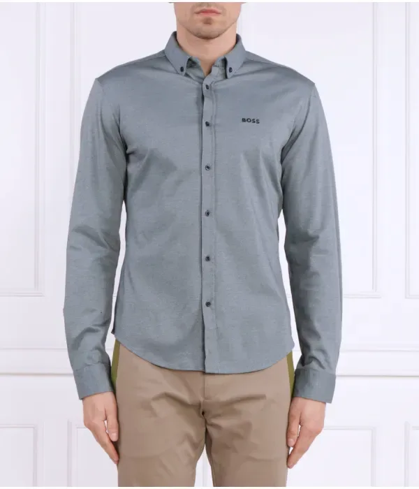 Футболка BIADO_R regular fit Boss Green, синий