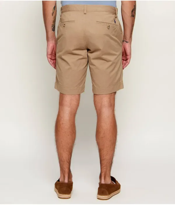 Шорты straight fit Polo Ralph Lauren, коричневый — фото 4