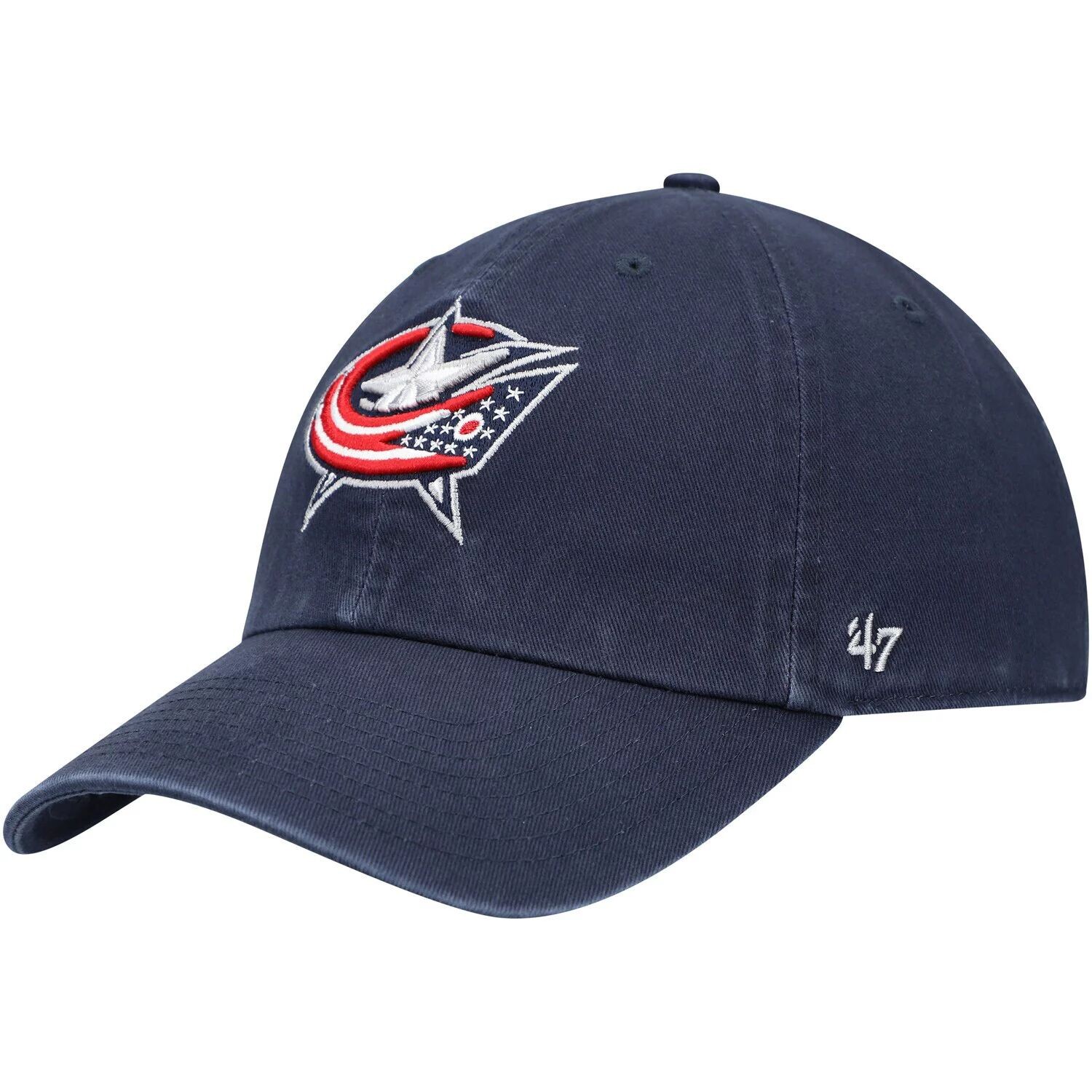 

Мужская регулируемая шапка темно-синего цвета Columbus Blue Jackets '47 Team Clean Up 47 Brand