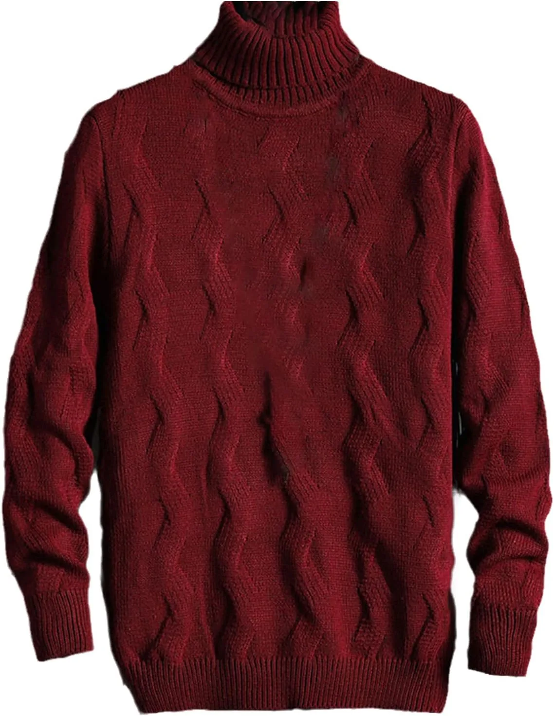 

Толстый свитер мужской водолазка slim fit HOURVNEI