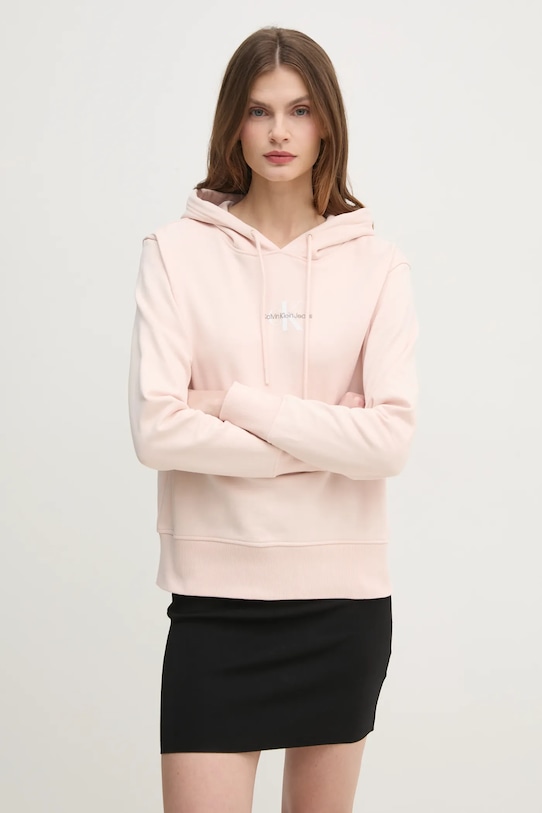 

Толстовка Calvin Klein Jeans, розовый