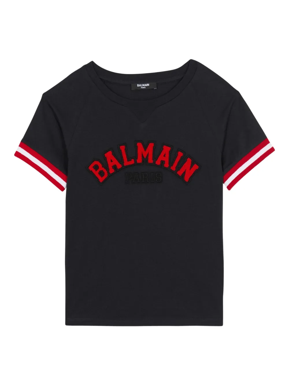 

Футболка с логотипом Balmain Kids, синий