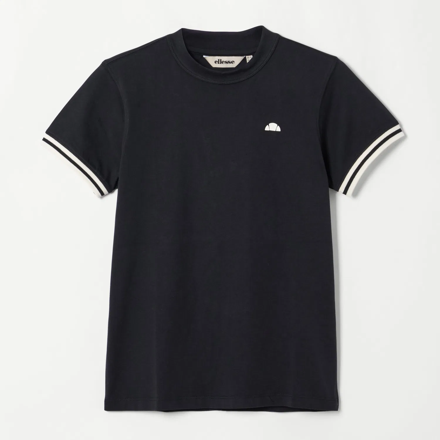 Футболка детская с полосками на рукавах Ellesse, черный