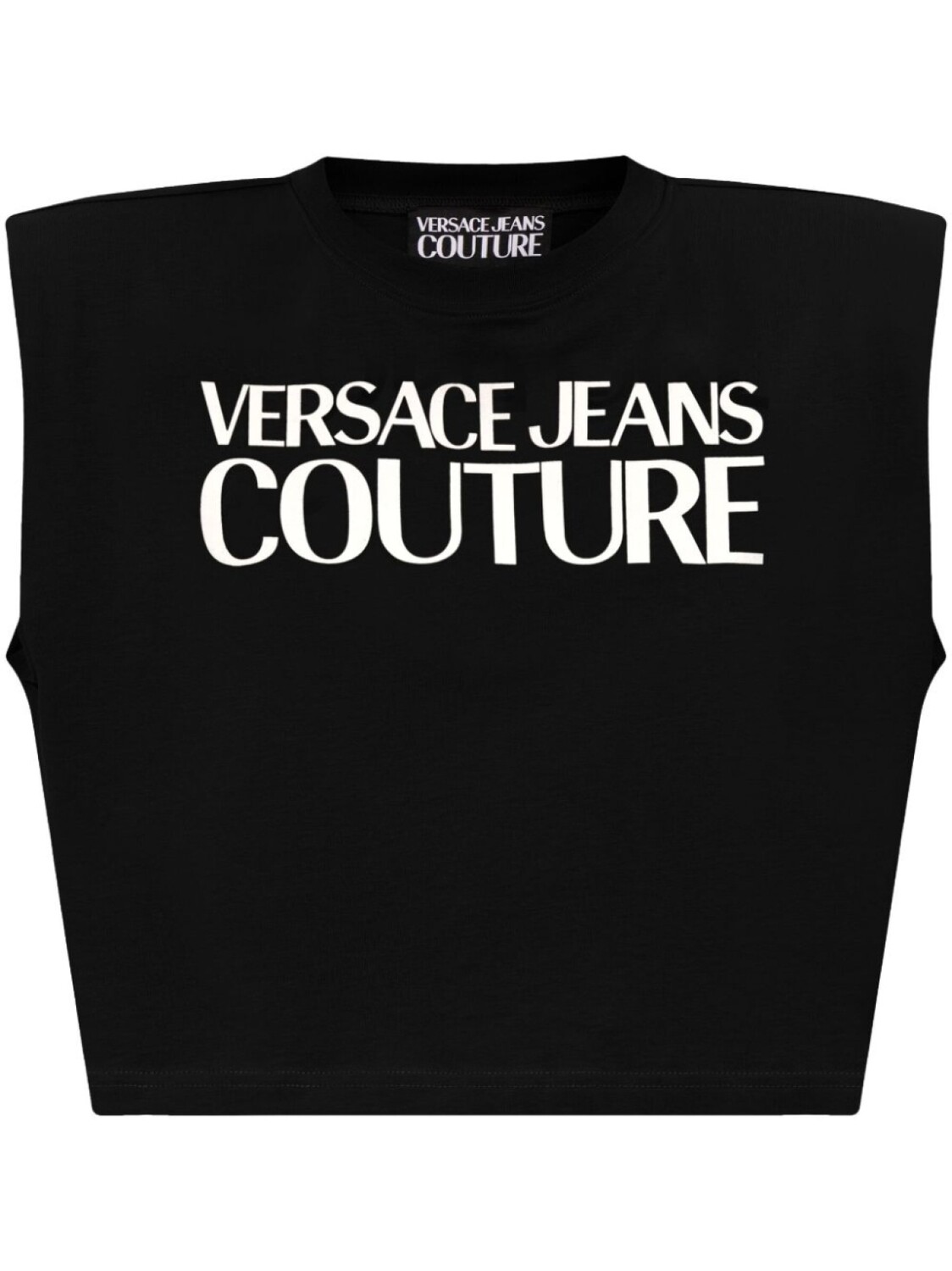 

Топ без рукавов Versace Jeans Couture, черный