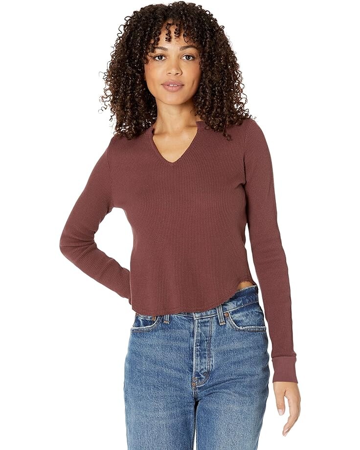 

Футболка LAmade Stevie Keyhole, цвет Oxblood