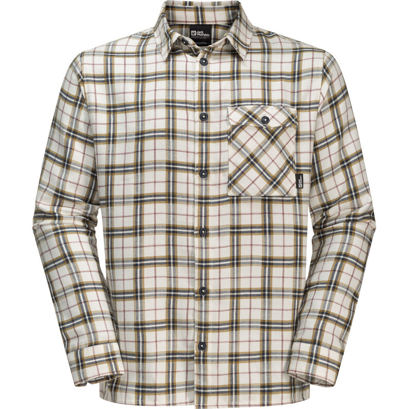 

Мужская утренняя воздушная рубашка Jack Wolfskin, белый