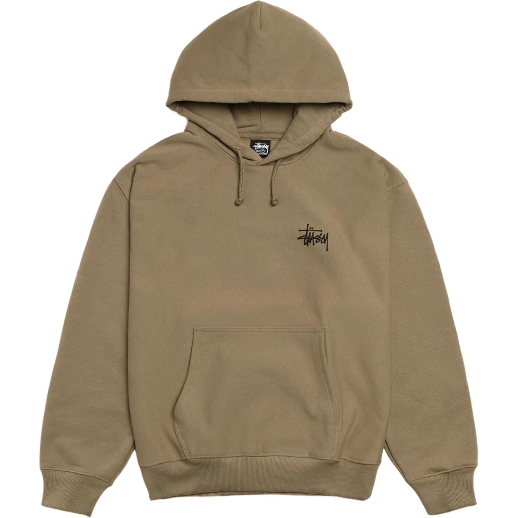 

Базовый худи Stussy, army
