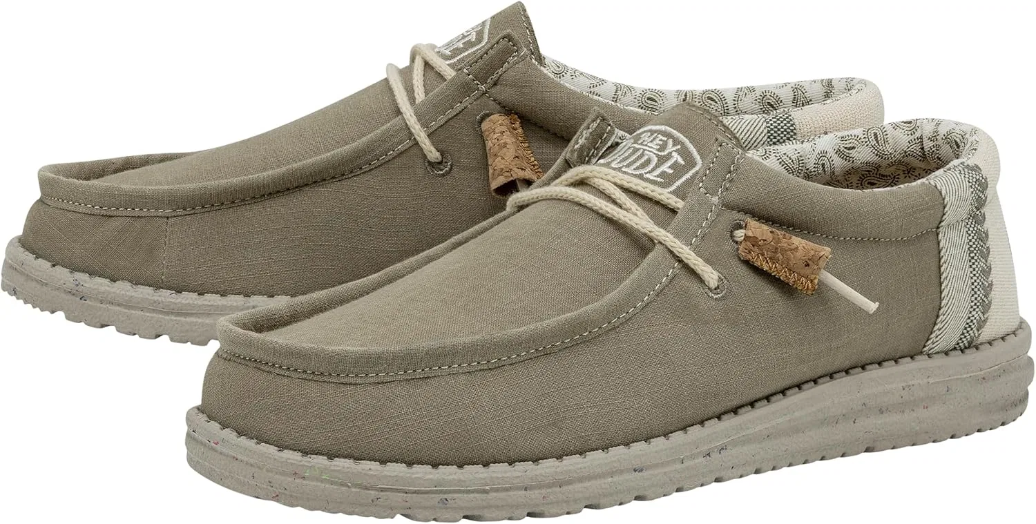 Туфли Hey Dude Men's Wally Linen HEYDUDE, 2-Mowing — фото 4
