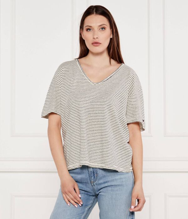

Футболки Loose fit Tommy Hilfiger, экрю