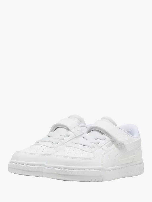 Детские кожаные кроссовки Caven III, белые PUMA — фото 2