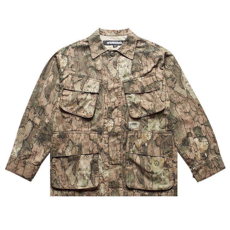 

Куртка Neighborhood Camo Fatigue Jacket Green, зеленый