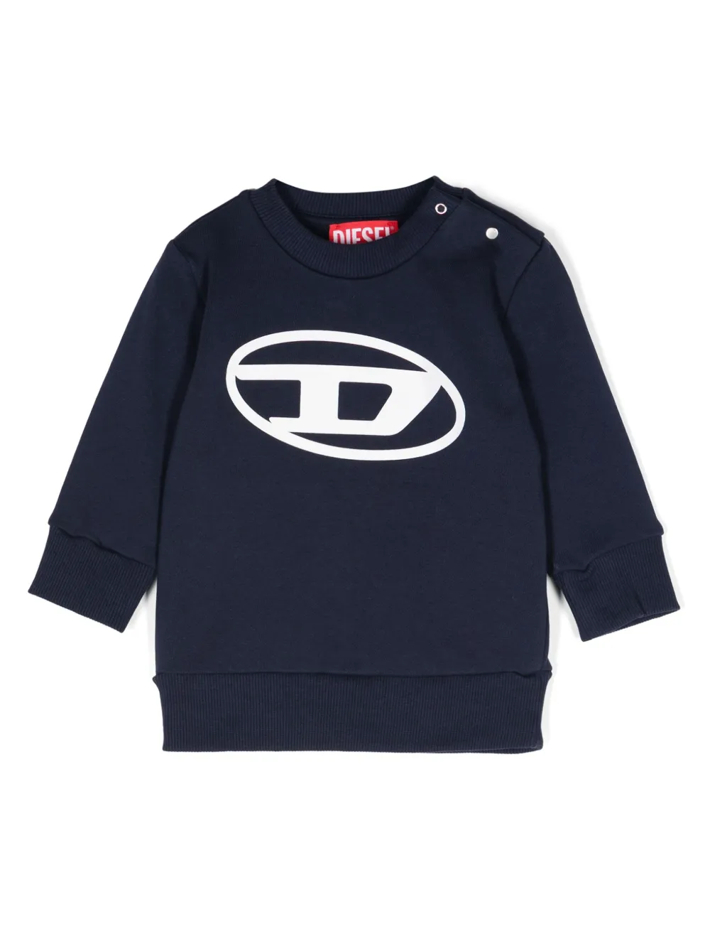 

Толстовка с логотипом Diesel Kids, синий