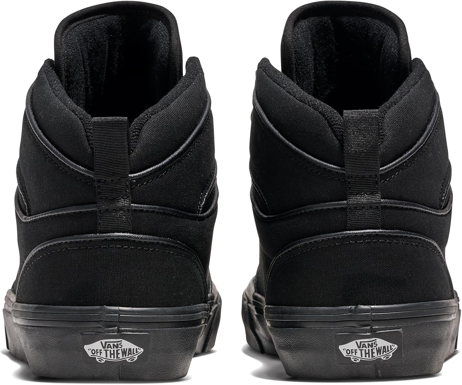 Мужские высокие кеды Vans из текстиля, черный — фото 3