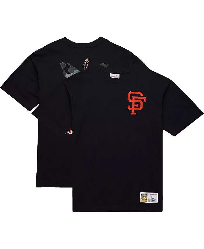 

Мужская футболка с винтажным логотипом Willie Mays из коллекции Legends San Francisco Giants, черная Mitchell & Ness