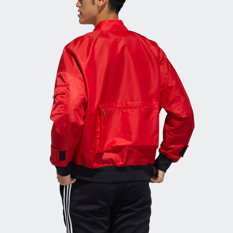 Куртка-бомбер Ryv мужская алая Adidas Originals, цвет Scarlet — фото 3