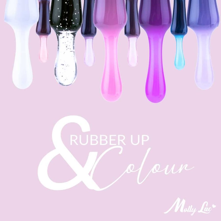 Резиновая основа 2в1 Up&Colour MollyLac светло-фиолетовая без HEMA и Di-HEMA 10 г №. 4 — фото 4