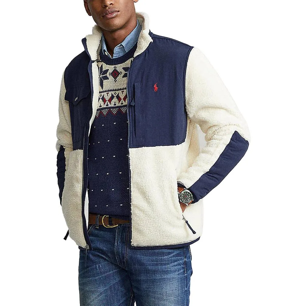 Polo Ralph Lauren Куртка мужская Multicolor Stand Collar Moderate Others — фото 4