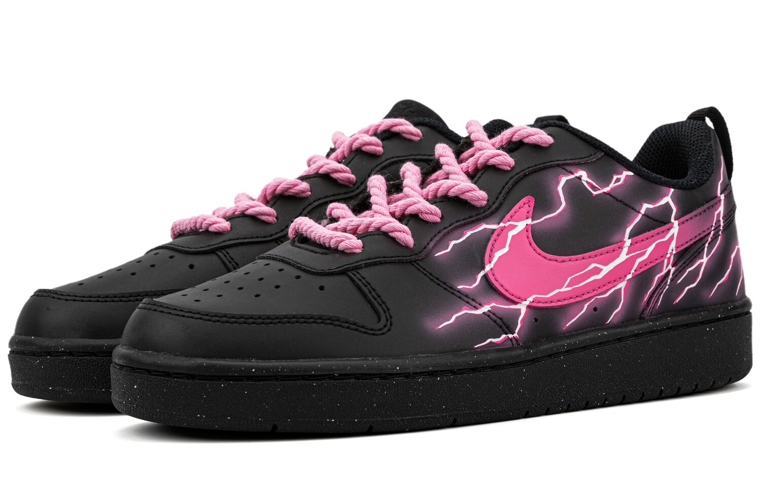 

Женские кроссовки для скейтбординга Nike Court Borough Low, Black/Pink