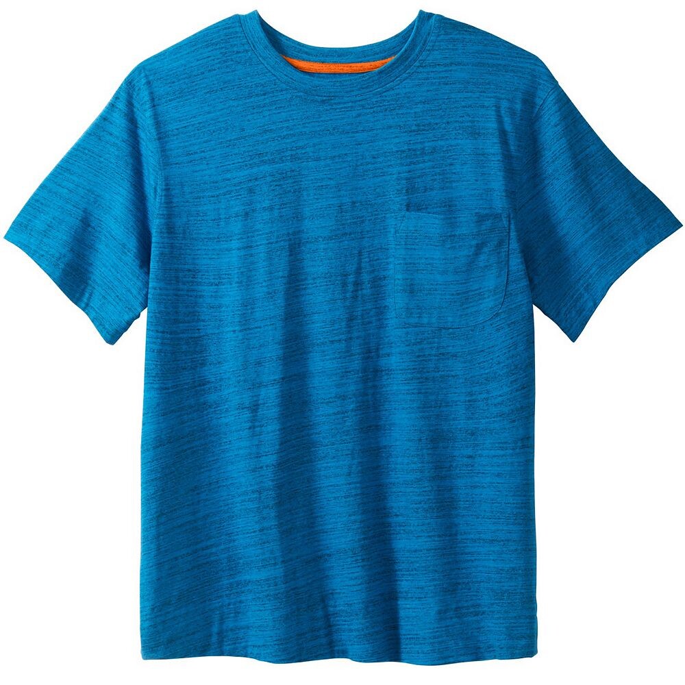 

Мужская футболка с круглым вырезом Boulder Creek By Kingsize Big & Tall Heavyweight, цвет Classic Teal Marl