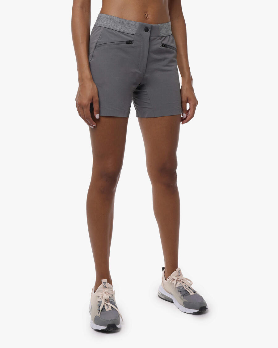 

JAKED серый синтетический фитнес-купальник для женщин