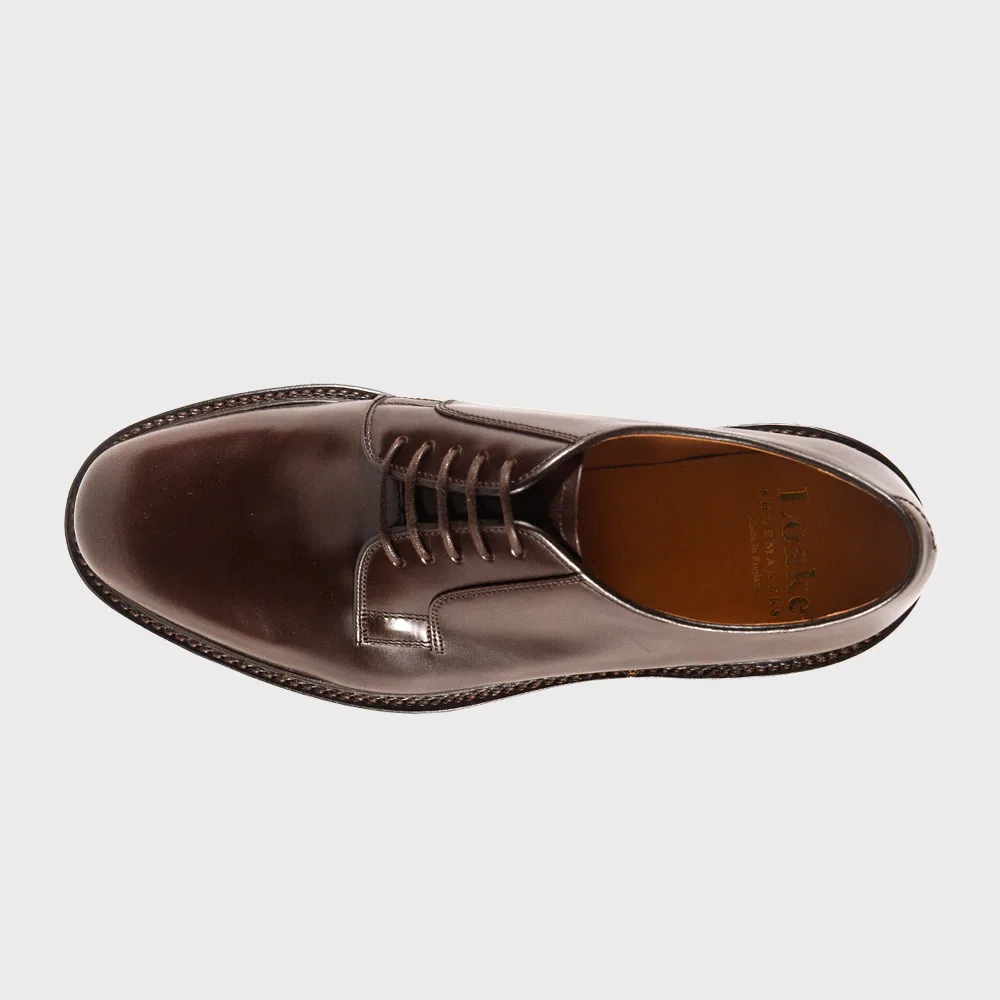 Мужские туфли дерби Loake 771 тёмно-коричневые — фото 2
